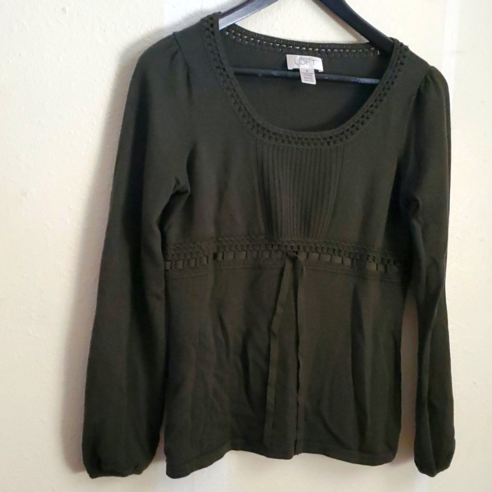 LOFT wool cashmere top